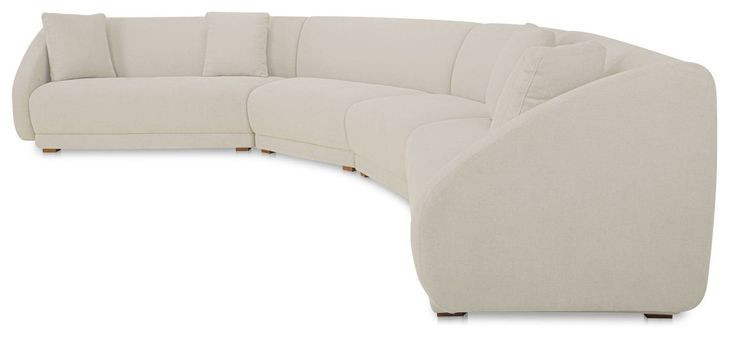 Fraser Off White 4 Piece Modular Sectional