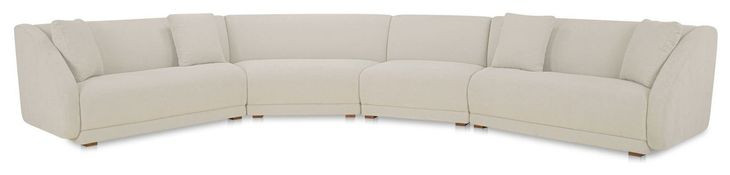 Fraser Off White 4 Piece Modular Sectional