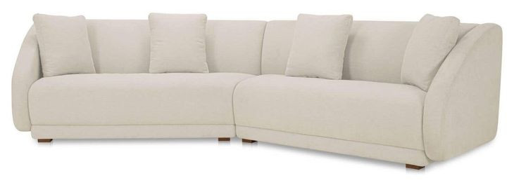 Fraser Off White 2 Piece Modular Sectional