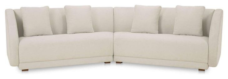 Fraser Off White 2 Piece Modular Sectional