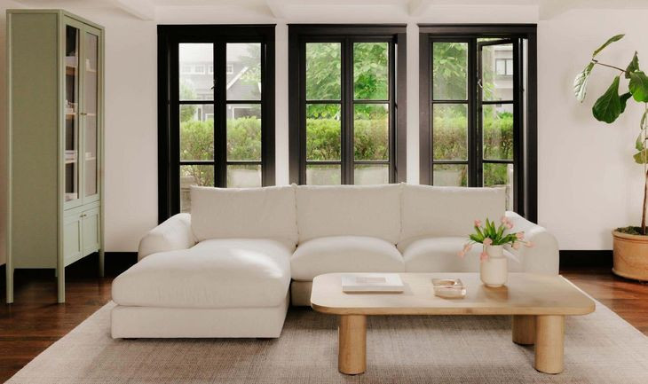 Berga Oat 2 Piece Modular LAF Sectional