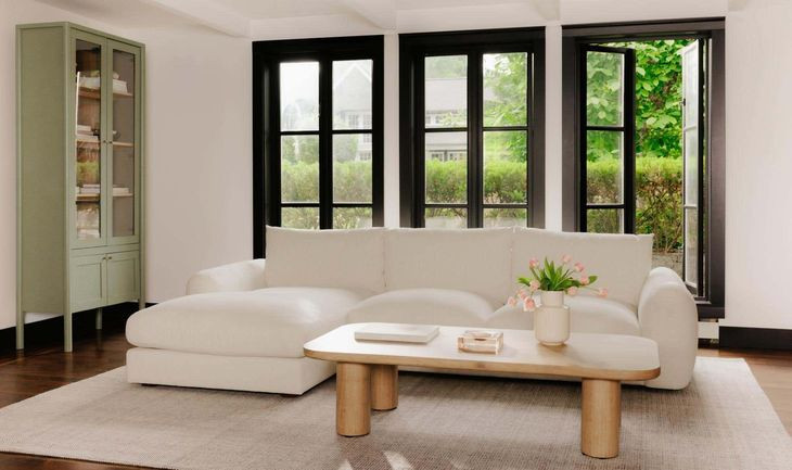 Berga Oat 2 Piece Modular LAF Sectional