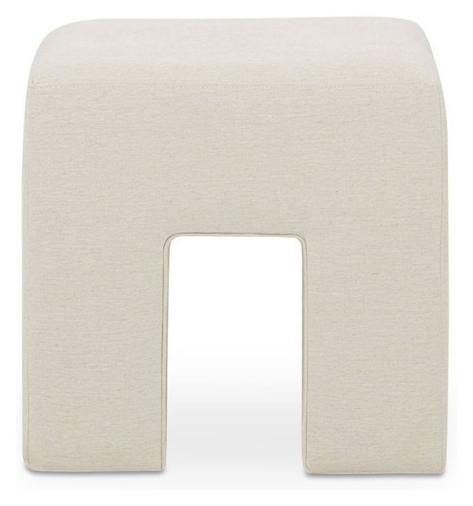 Aidy Oat Upholstered Stool