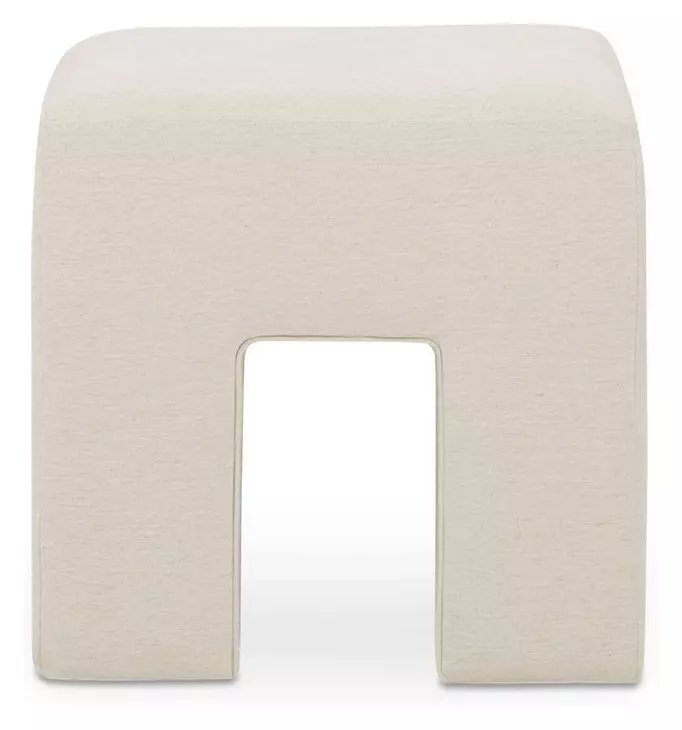 Aidy Oat Upholstered Stool