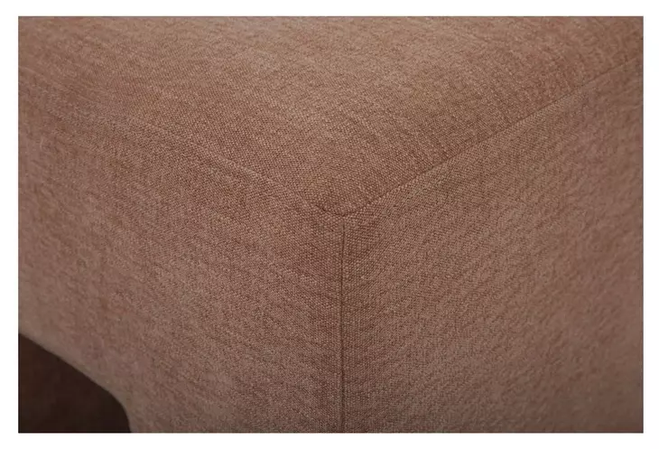 Aidy Washed Pink Upholstered Stool
