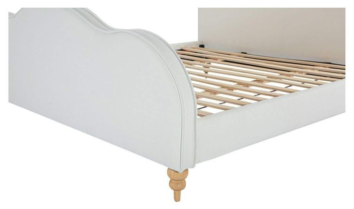 Jacqueline Cream King Upholstered Panel Bed