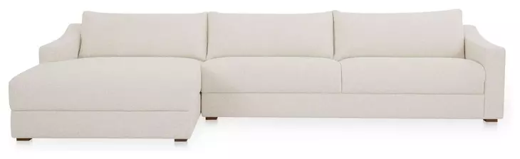 Farrow Flecked Oat 2 Piece Modular LAF Sectional