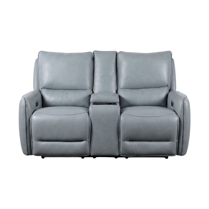 Phineas Pale Blue 74" Power Reclining Loveseat