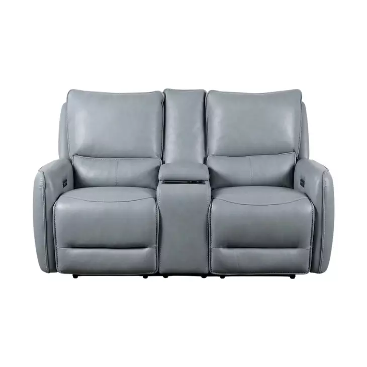 Phineas Pale Blue 74" Power Reclining Loveseat
