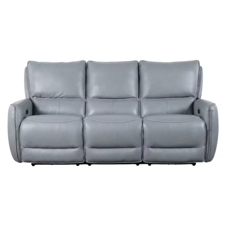 Phineas Pale Blue 85" Power Reclining Sofa