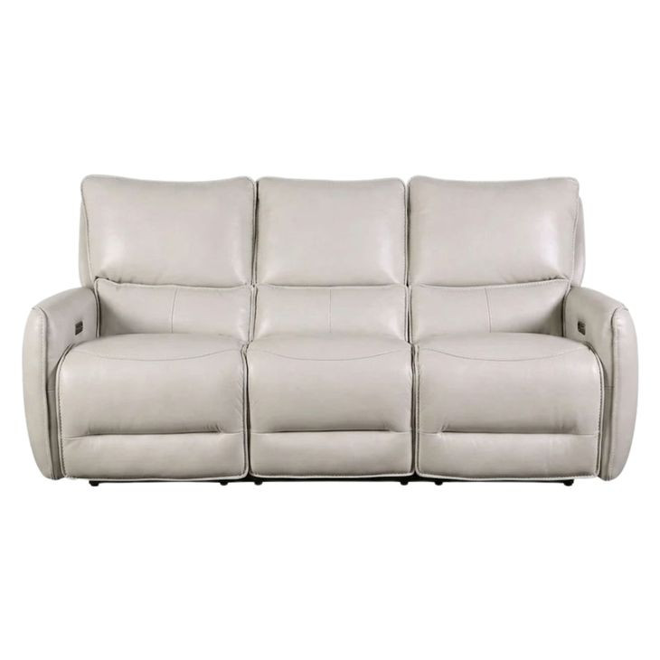 Phineas Beige 85" Power Reclining Sofa