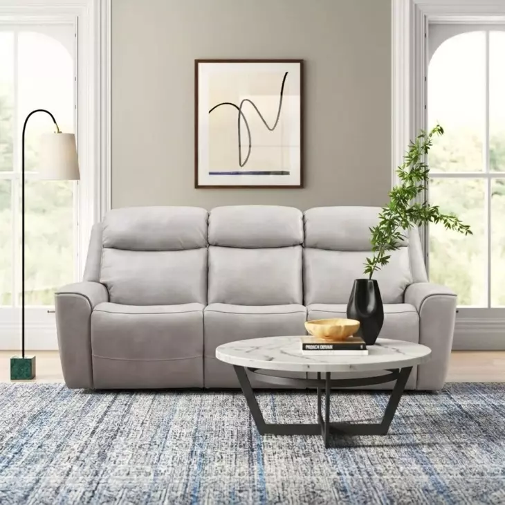 Artemia Light Taupe 90" Power Reclining Sofa
