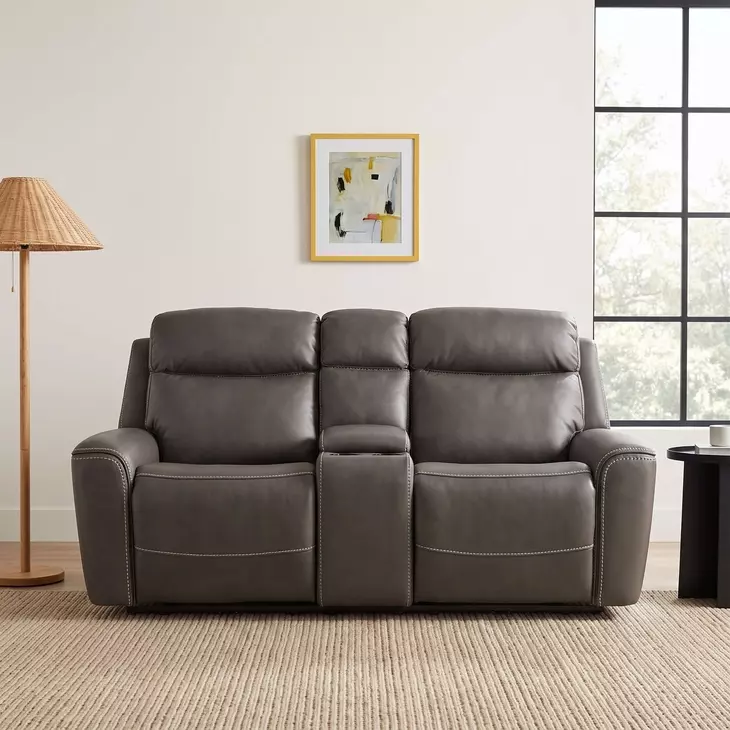 Artemia Gray 81" Power Reclining Loveseat
