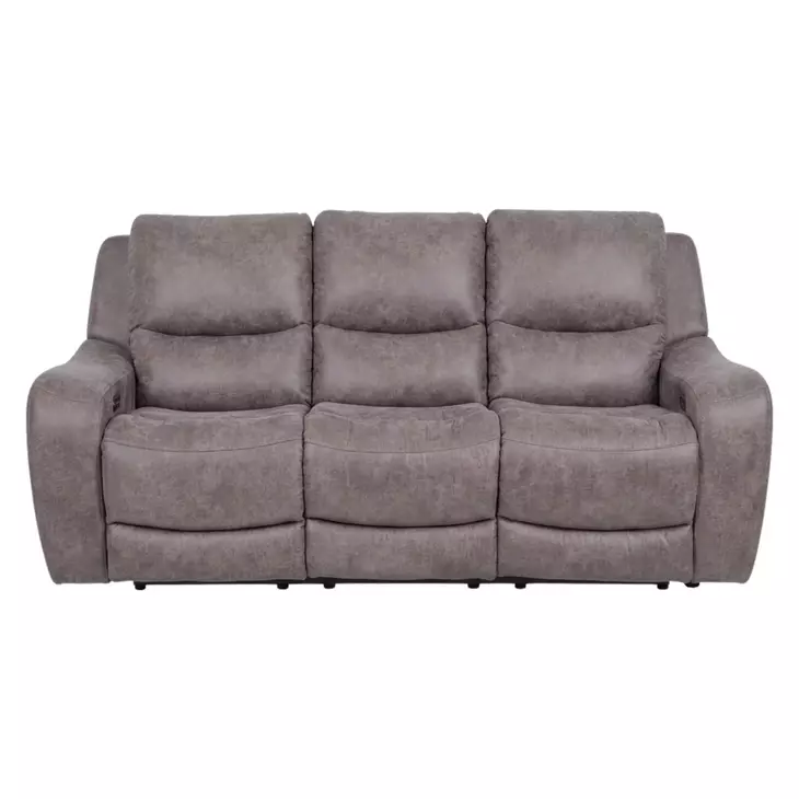 Demetrius Brown 90" Power Reclining Sofa with USB Charging