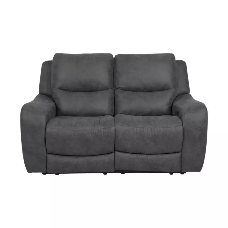 Demetrius Dark Gray 66" Power Reclining Loveseat with USB Charging