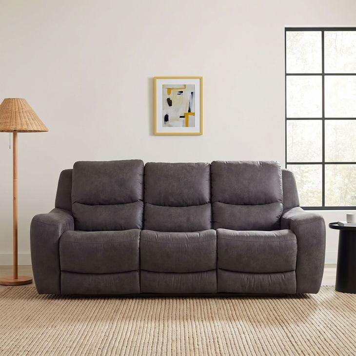 Demetrius Dark Gray 90" Power Reclining Sofa with USB Charging