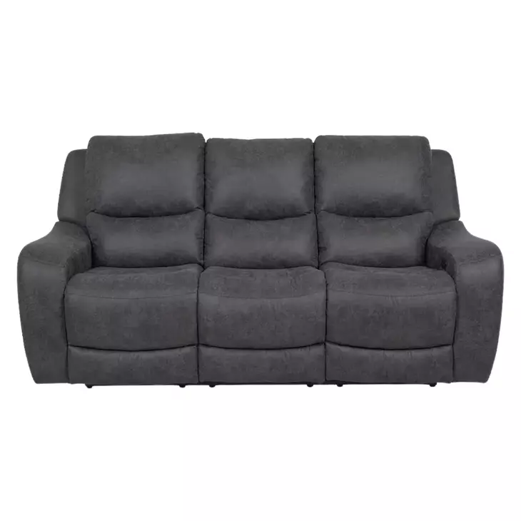 Demetrius Dark Gray 90" Power Reclining Sofa with USB Charging