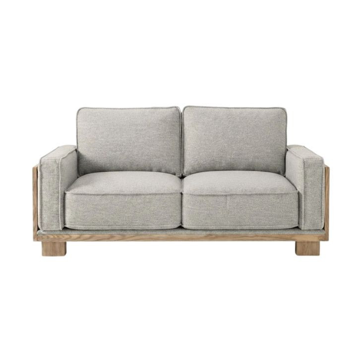 Harstad Light Brown And Natural Loveseat