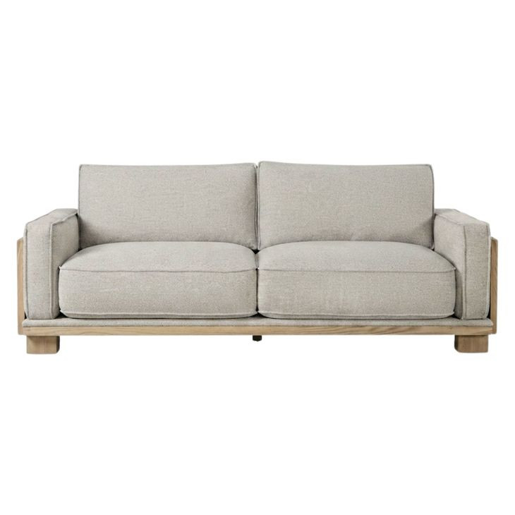Harstad Light Brown And Natural Sofa