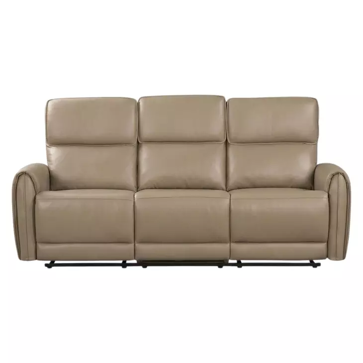 Schlieren Beige 81" Power Reclining Sofa with USB Charging