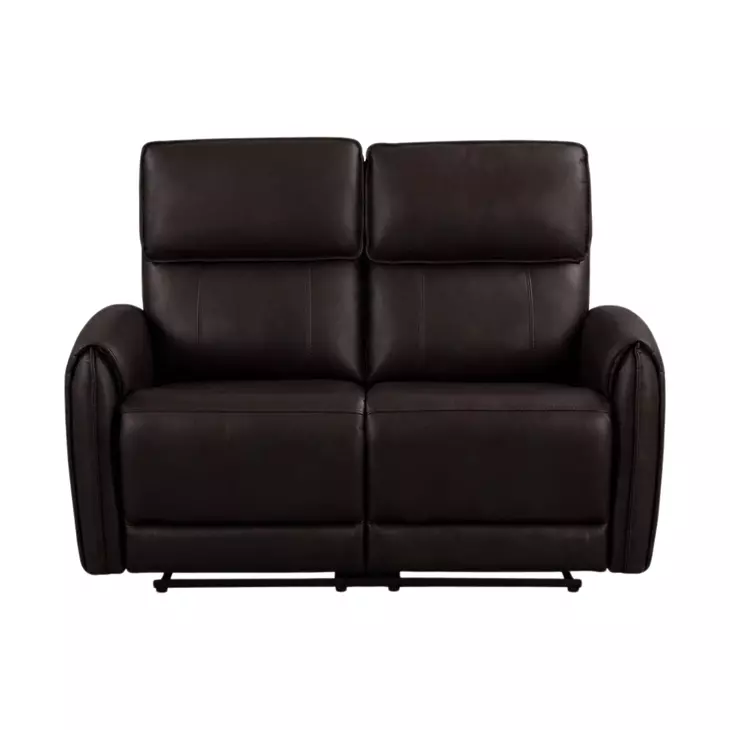 Schlieren Black 57" Power Reclining Loveseat with USB Charging