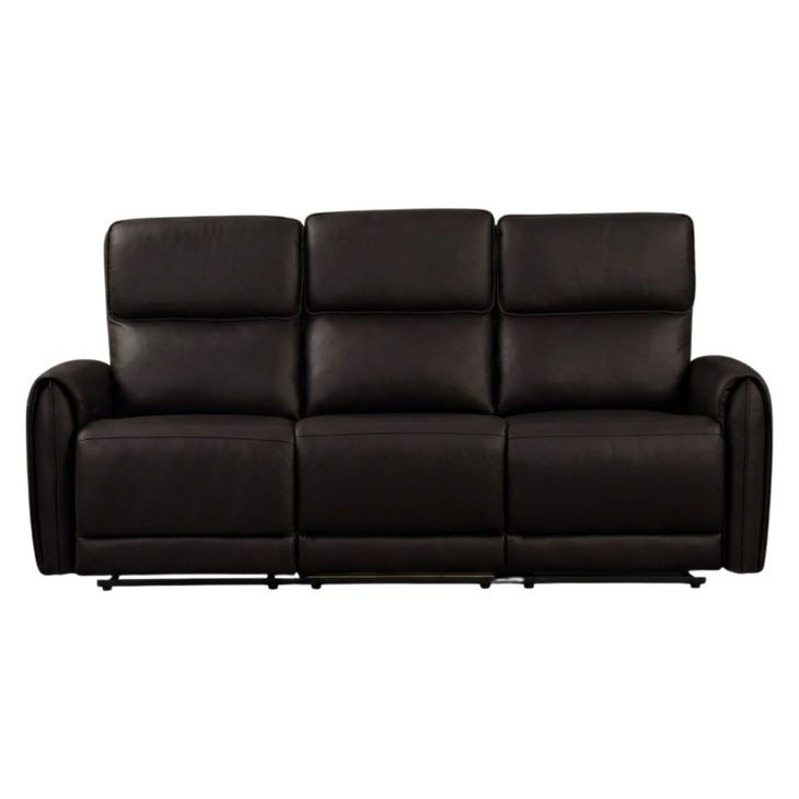 Schlieren Black 81" Power Reclining Sofa with USB Charging