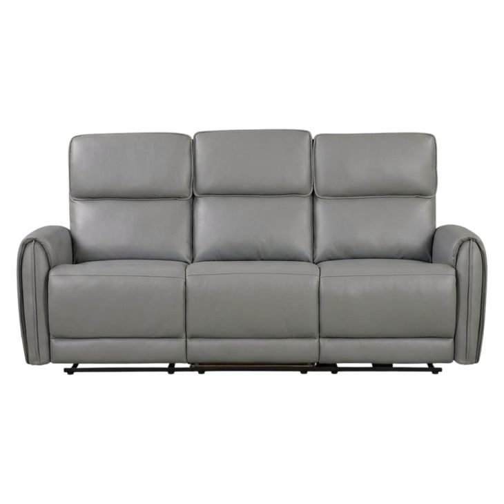 Schlieren Gray 81" Power Reclining Sofa with USB Charging