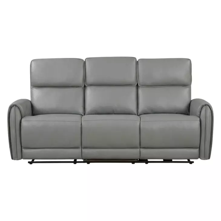 Schlieren Gray 81" Power Reclining Sofa with USB Charging