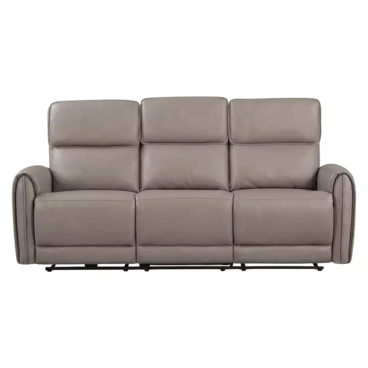 Schlieren Light Brown 81" Power Reclining Sofa with USB Charging