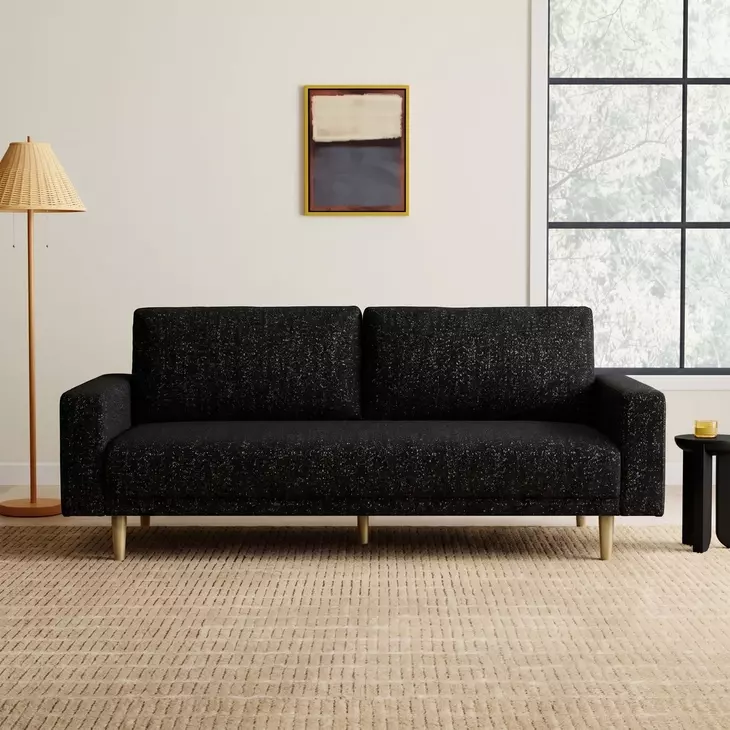 Elverum Black 83" Sofa