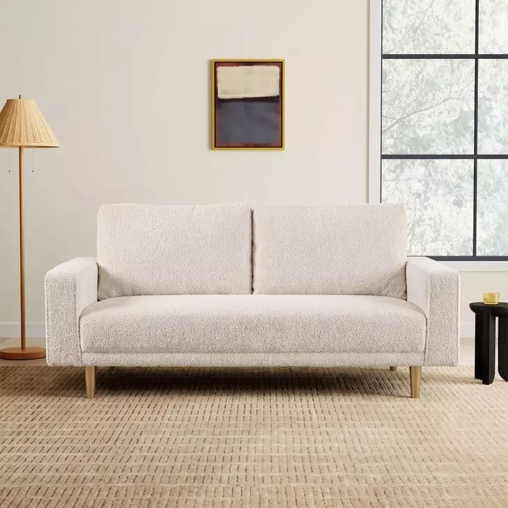 Elverum Off White 63" Loveseat