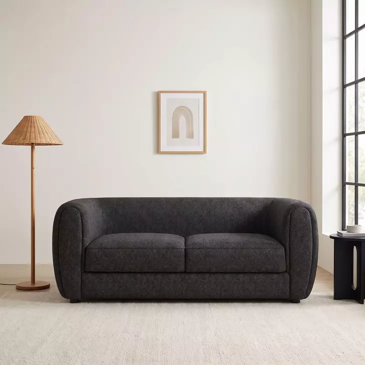 Verdal Black 68" Loveseat