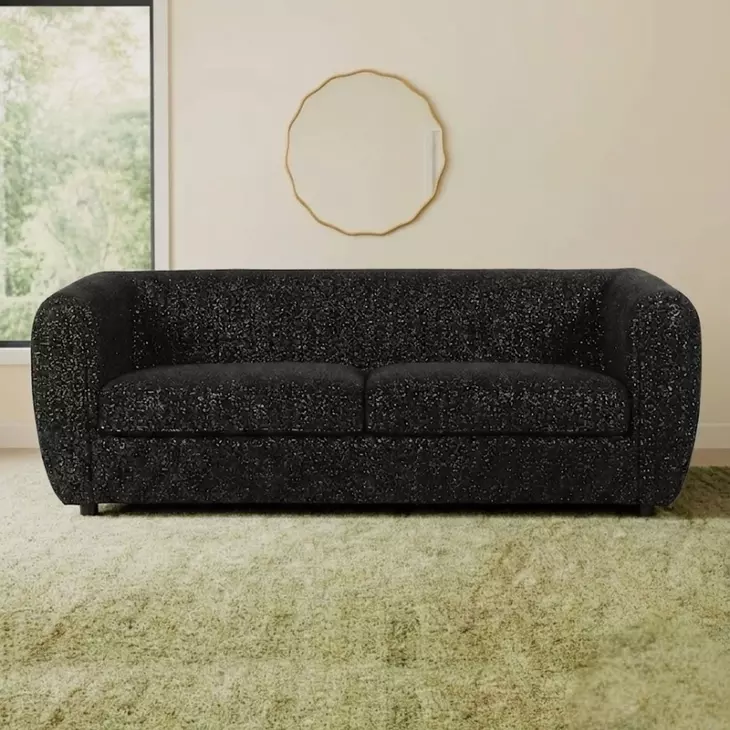 Verdal Black 88" Sofa