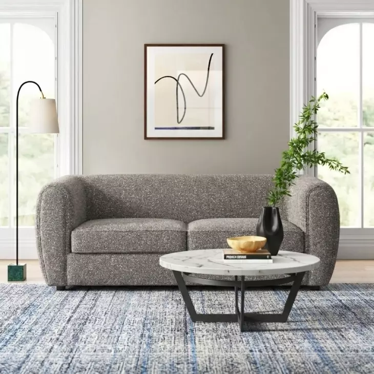 Verdal Charcoal Gray 68' Loveseat
