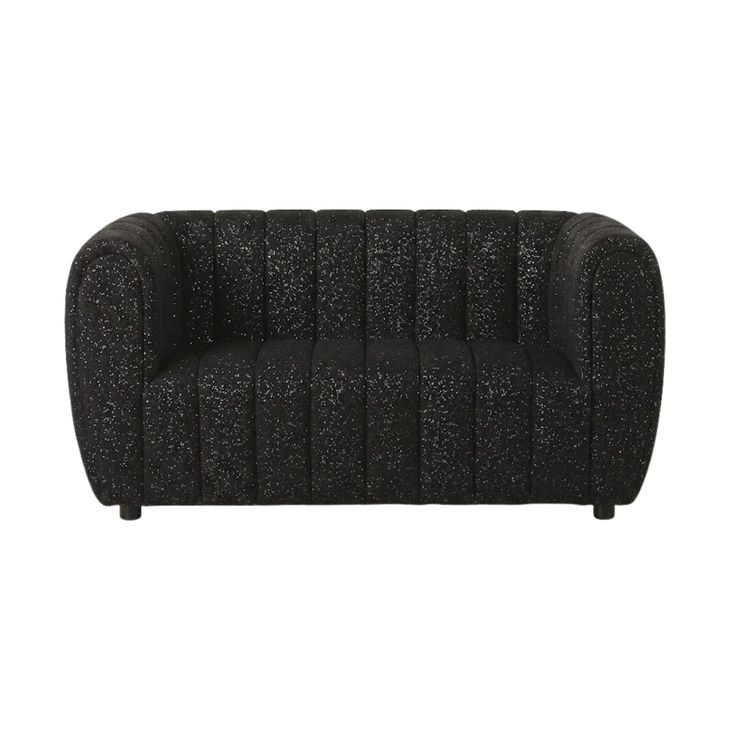 Aversa Black 63" Loveseat