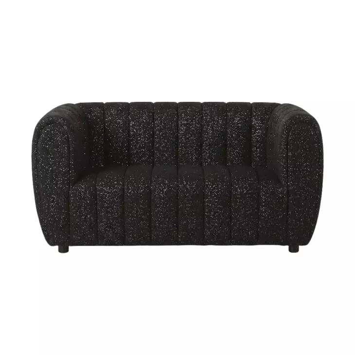 Aversa Black 63" Loveseat