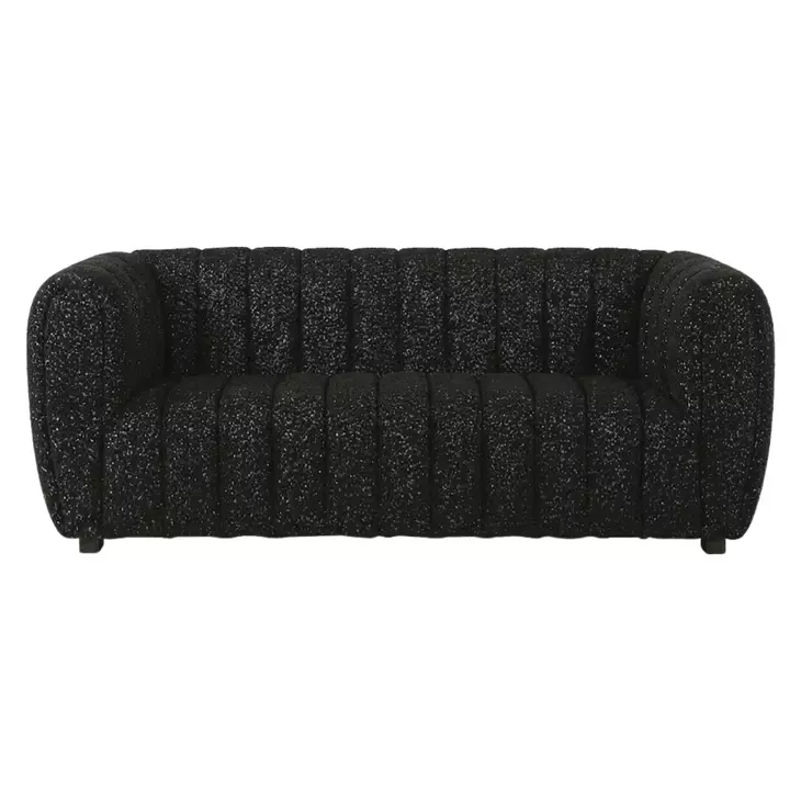 Aversa Black 83" Sofa