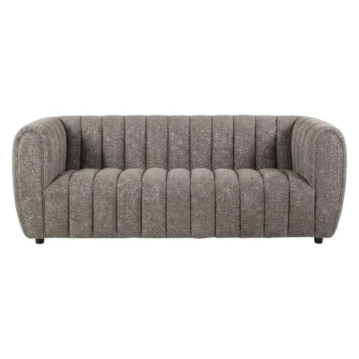 Aversa Charcoal Gray 83" Sofa