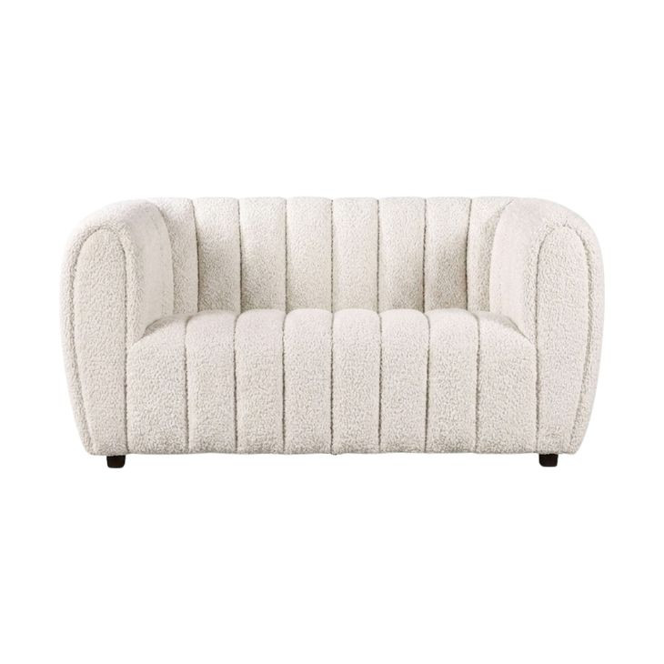 Aversa Off White 63" Loveseat