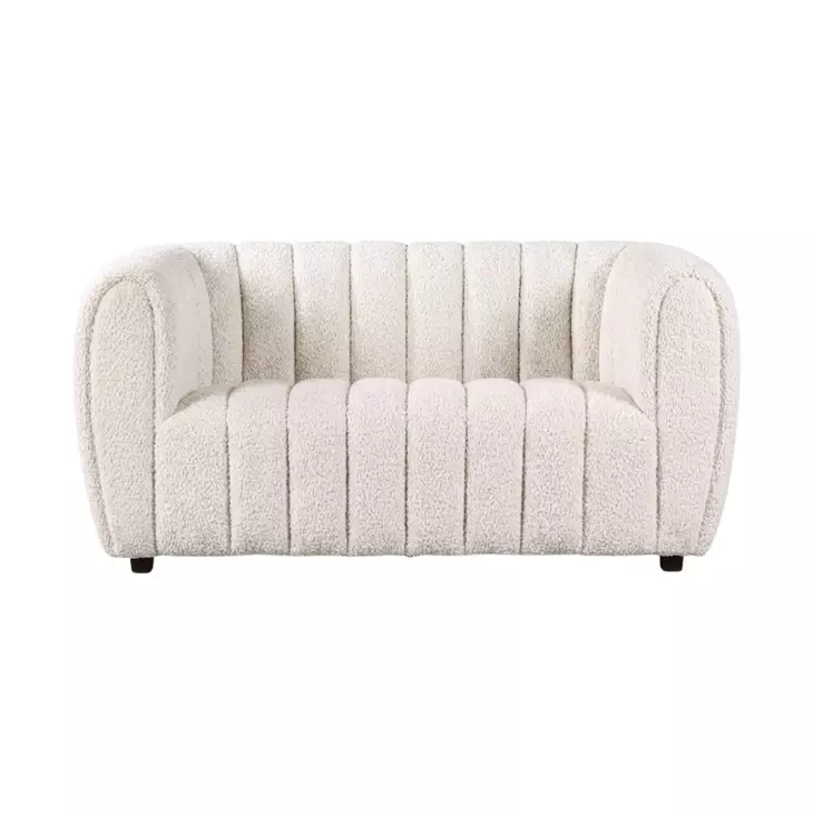 Aversa Off White 63" Loveseat