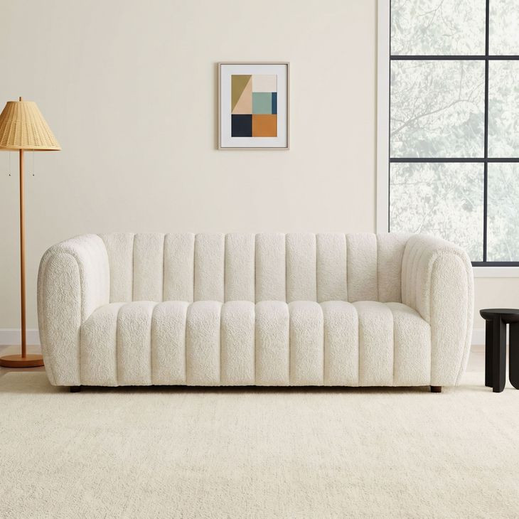 Aversa Off White 83" Sofa