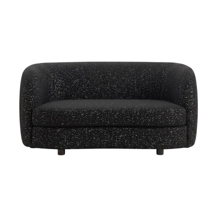 Versoix Black 63" Loveseat