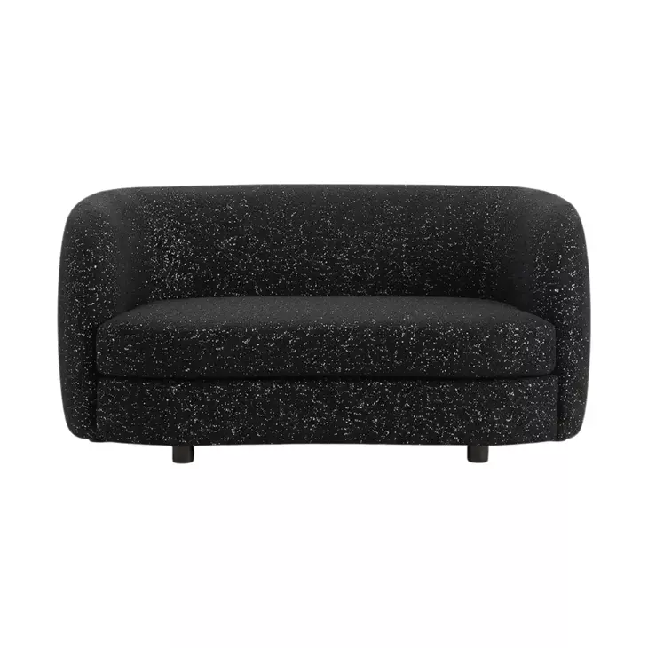 Versoix Black 63" Loveseat