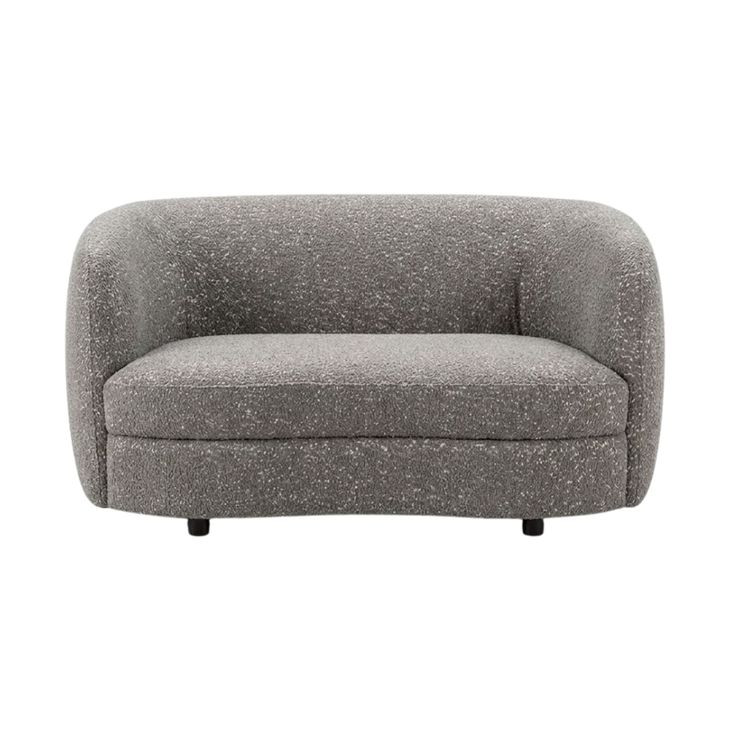 Versoix Charcoal Gray 63" Loveseat