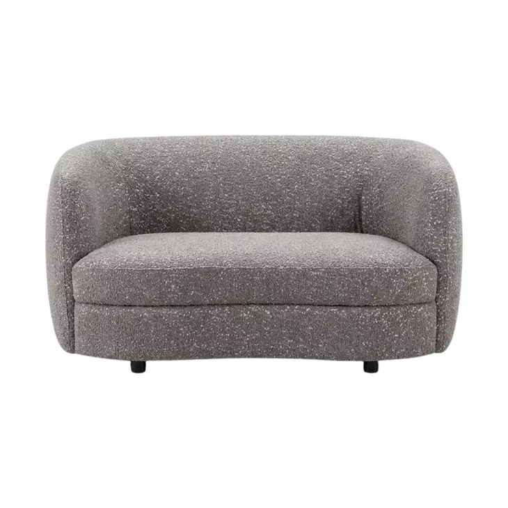 Versoix Charcoal Gray 63" Loveseat