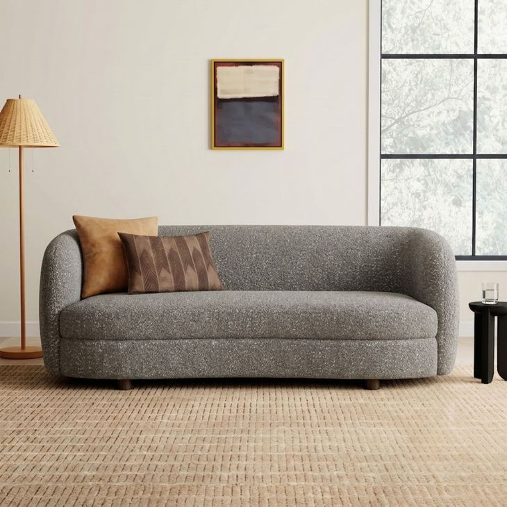 Versoix Charcoal Gray 83" Sofa