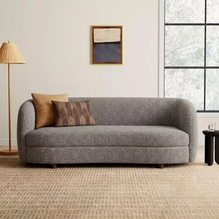Versoix Charcoal Gray 83" Sofa