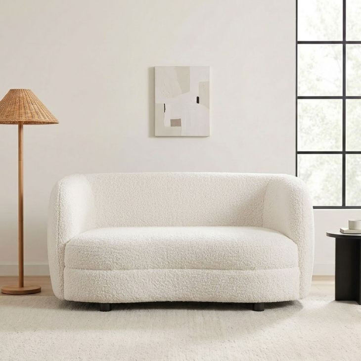 Versoix Off White 63" Loveseat