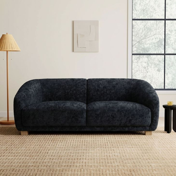 Kolvere Black 68" Loveseat