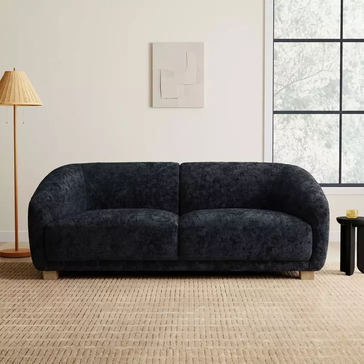 Kolvere Black 68" Loveseat